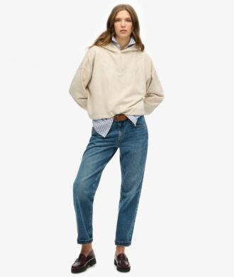 Venue Metallic Relaxed Kapuzenpullover