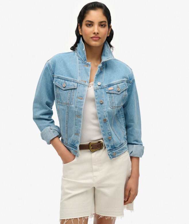 Verzierte Jeansjacke Verzierte Jeansjacke