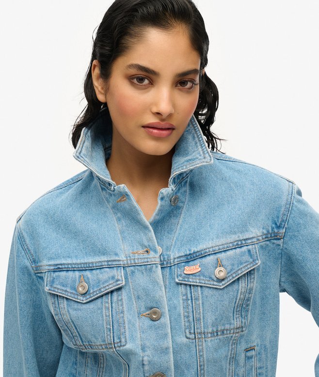 Verzierte Jeansjacke Verzierte Jeansjacke