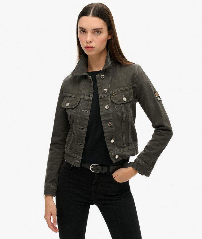 Verzierte kurze Arbeitsjacke Verzierte kurze Arbeitsjacke