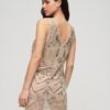 Verziertes Minikleid mit V-Ausschnitt Verziertes Minikleid mit V-Ausschnitt