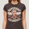 Verziertes T-Shirt mit Poster-Motiv und Flügelärmeln Verziertes T-Shirt mit Poster-Motiv und Flügelärmeln