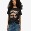 Verziertes Varsity-T-Shirt in lockerer Passform Verziertes Varsity-T-Shirt in lockerer Passform