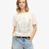 Verziertes Varsity-T-Shirt in lockerer Passform Verziertes Varsity-T-Shirt in lockerer Passform