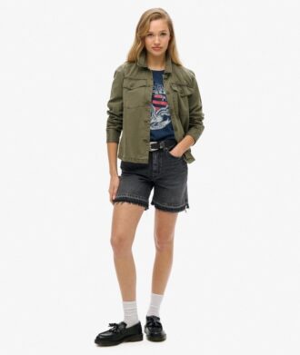 Verziertes Varsity-T-Shirt in lockerer Passform