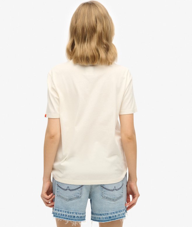 Verziertes Varsity-T-Shirt in lockerer Passform Verziertes Varsity-T-Shirt in lockerer Passform