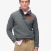 Vintage Athletic Half Button Sweatshirt Vintage Athletic Half Button Sweatshirt