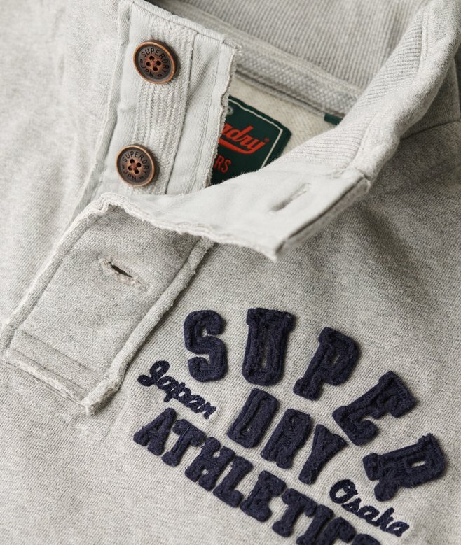 Vintage Athletic Half Button Sweatshirt Vintage Athletic Half Button Sweatshirt