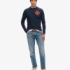 Vintage Athletic Langarm-Henley-Oberteil Vintage Athletic Langarm-Henley-Oberteil