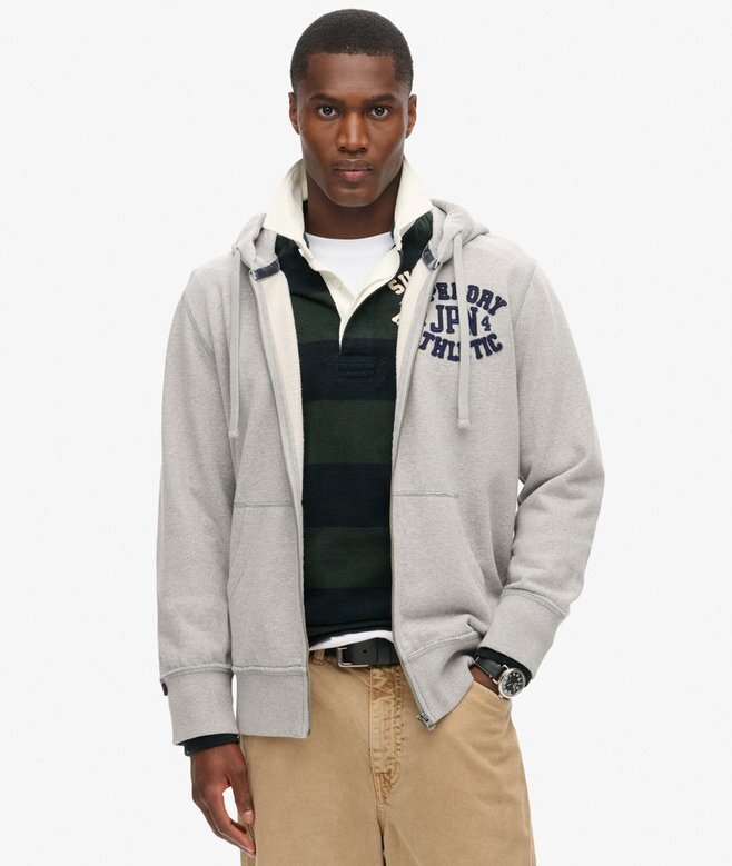 Vintage Athletic Zip Kapuzenpullover Vintage Athletic Zip Kapuzenpullover