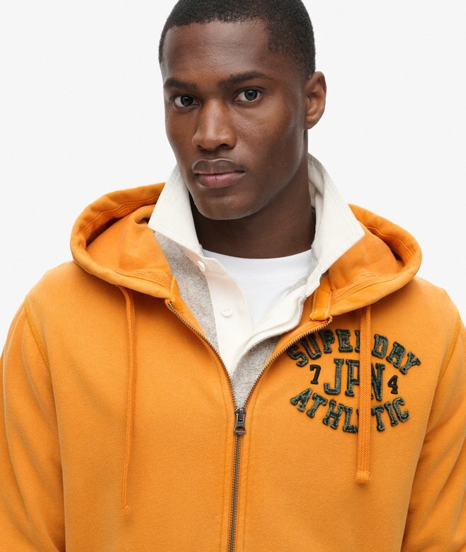 Vintage Athletic Zip Kapuzenpullover Vintage Athletic Zip Kapuzenpullover