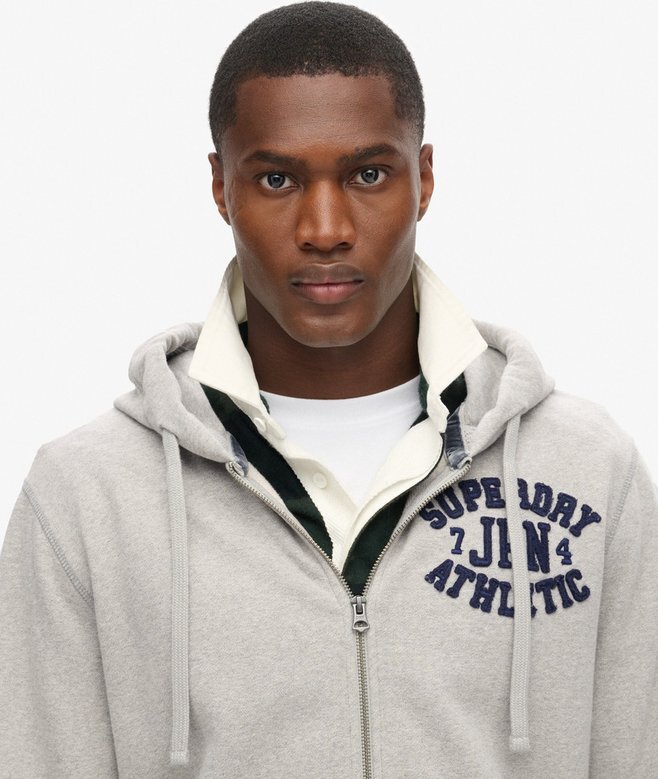 Vintage Athletic Zip Kapuzenpullover Vintage Athletic Zip Kapuzenpullover