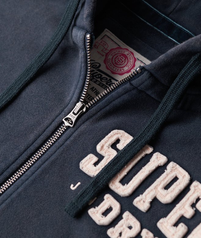 Vintage Athletic Zip Kapuzenpullover Vintage Athletic Zip Kapuzenpullover
