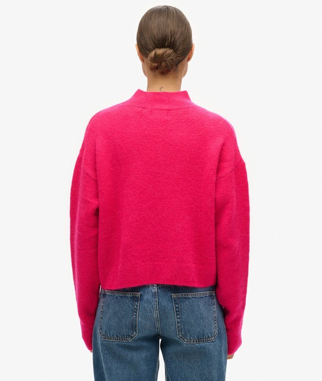 Vintage Essential Pullover mit Stehkragen Vintage Essential Pullover mit Stehkragen