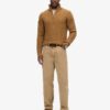 Vintage Jacob Half-Zip-Pullover mit Zopfmuster Vintage Jacob Half-Zip-Pullover mit Zopfmuster