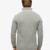 Vintage Jacob Half-Zip-Pullover mit Zopfmuster Vintage Jacob Half-Zip-Pullover mit Zopfmuster