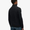 Vintage Jacob Half-Zip-Pullover mit Zopfmuster Vintage Jacob Half-Zip-Pullover mit Zopfmuster