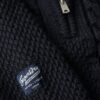 Vintage Jacob Half-Zip-Pullover mit Zopfmuster Vintage Jacob Half-Zip-Pullover mit Zopfmuster
