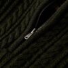 Vintage Jacob Half-Zip-Pullover mit Zopfmuster