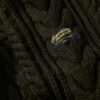 Vintage Jacob Half-Zip-Pullover mit Zopfmuster