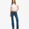 Vintage-Jeans aus Organic Cotton mit niedriger Leibhöhe und schmalem Schlag Vintage-Jeans aus Organic Cotton mit niedriger Leibhöhe und schmalem Schlag
