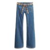 Vintage-Jeans aus Organic Cotton mit niedriger Leibhöhe und schmalem Schlag Vintage-Jeans aus Organic Cotton mit niedriger Leibhöhe und schmalem Schlag