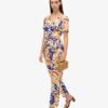 Vintage-Jumpsuit aus gewebtem Stoff
