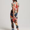 Vintage-Jumpsuit aus gewebtem Stoff