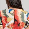 Vintage-Jumpsuit aus gewebtem Stoff
