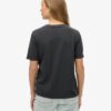 Vintage-Logo-T-Shirt in Metallic-Optik mit lockerer Passform