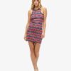 Vintage-Racer-Kleid mit Streifen Vintage-Racer-Kleid mit Streifen