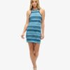 Vintage-Racer-Kleid mit Streifen Vintage-Racer-Kleid mit Streifen