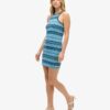 Vintage-Racer-Kleid mit Streifen Vintage-Racer-Kleid mit Streifen