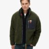 Vintage Retro Borg Fleece-Jacke Vintage Retro Borg Fleece-Jacke