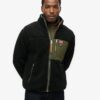Vintage Retro Borg Fleece-Jacke Vintage Retro Borg Fleece-Jacke