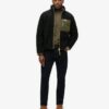 Vintage Retro Borg Fleece-Jacke Vintage Retro Borg Fleece-Jacke