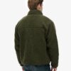 Vintage Retro Borg Fleece-Jacke Vintage Retro Borg Fleece-Jacke