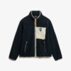 Vintage Retro Borg Fleece-Jacke Vintage Retro Borg Fleece-Jacke