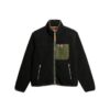 Vintage Retro Borg Fleece-Jacke Vintage Retro Borg Fleece-Jacke