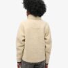 Vintage Retro Fleece-Pullover mit halbem Reißverschluss