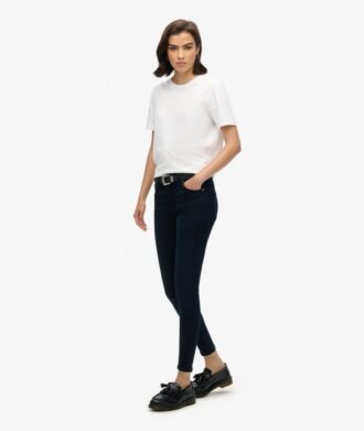 Vintage-Skinny-Jeans aus Organic Cotton mit mittlerer Leibhöhe Vintage-Skinny-Jeans aus Organic Cotton mit mittlerer Leibhöhe