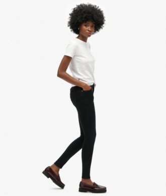 Vintage-Skinny-Jeans aus Organic Cotton mit mittlerer Leibhöhe
