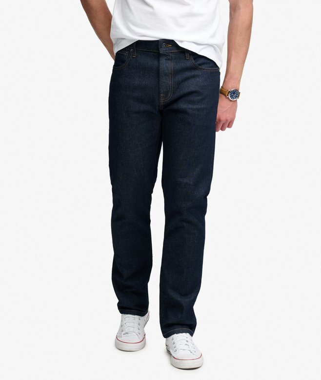 Vintage Slim Straight Jeans aus Organic Cotton Vintage Slim Straight Jeans aus Organic Cotton