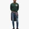 Vintage-Sport-Oberteil mit Langarm Vintage-Sport-Oberteil mit Langarm