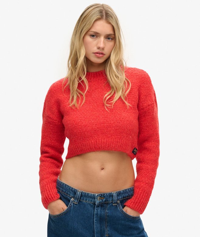 Vintage-Strickpullover mit Struktur Vintage-Strickpullover mit Struktur
