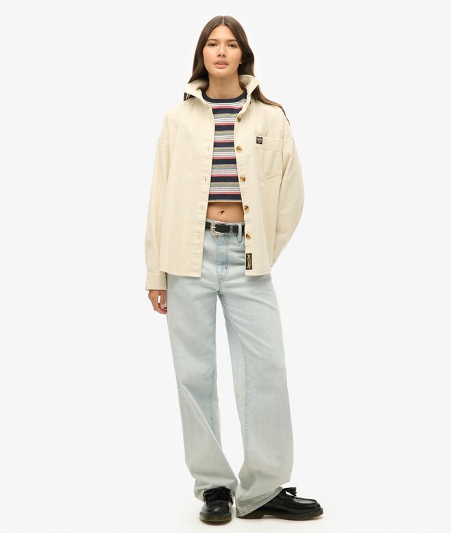 Vintage Stripe Crop T-Shirt Vintage Stripe Crop T-Shirt