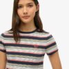 Vintage Stripe Crop T-Shirt Vintage Stripe Crop T-Shirt