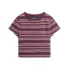 Vintage Stripe Crop T-Shirt Vintage Stripe Crop T-Shirt