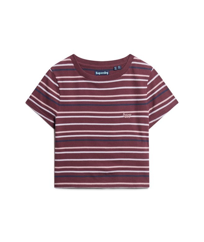 Vintage Stripe Crop T-Shirt Vintage Stripe Crop T-Shirt