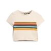 Vintage Stripe Crop T-Shirt